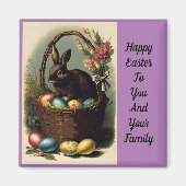 Bunny in Ostern Basket Magnet (Vorne)