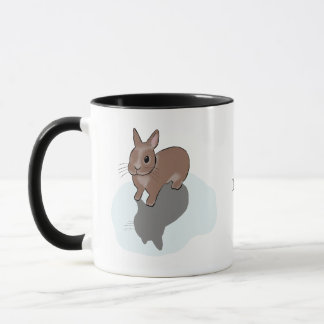 Bunny in puddle tasse