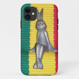 Bunny in Rasta Colors: Eine Touch Groovy Art Print Case-Mate iPhone Hülle