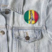Bunny in Rasta Colors: Eine Touch von Groovy Button (Beispiel)