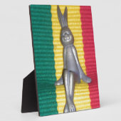 Bunny in Rasta Colors: Eine Touch von Groovy Fotoplatte (Seite)