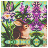 Bunny in the Round Stoff (Nahaufnahme)