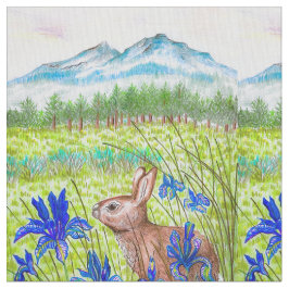 Bunny Iris Fields Stoff