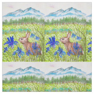 Bunny Iris Fields Stoff