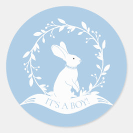 Bunny It's a Boy Fevor Sticker