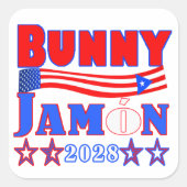 bunny jamon sticker (Vorderseite)