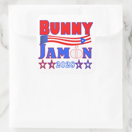 bunny jamon sticker (Tasche)
