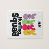 "BUNNY JUNTING SQUAD" PUZZLE PERSONALISIERT. (Horizontal)
