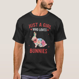 Bunny Just ein Mädchen, die Lieben Brötchen Rabbit T-Shirt