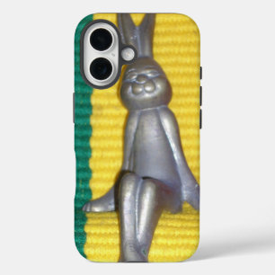 Bunny - Kaninchen in Rasta Colors: Eine Touch Groo iPhone 16 Hülle