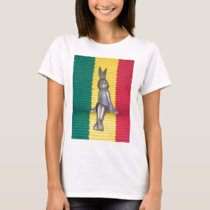 Bunny - Kaninchen in Rasta Colors: Eine Touch Groo T-Shirt