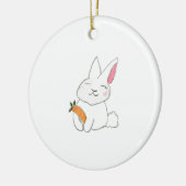 Bunny Keramik Ornament (Links)