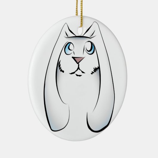 Bunny Keramik Ornament (Rechts)
