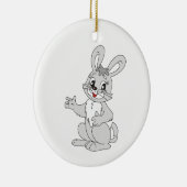 Bunny Keramikornament (Rechts)