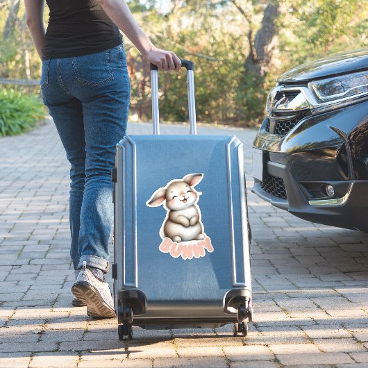 BUNNY - KINDERZIMMER STICKER (Koffer Insitu)