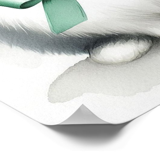 Bunny Kinderzimmer Wall Art Poster (Ecke)