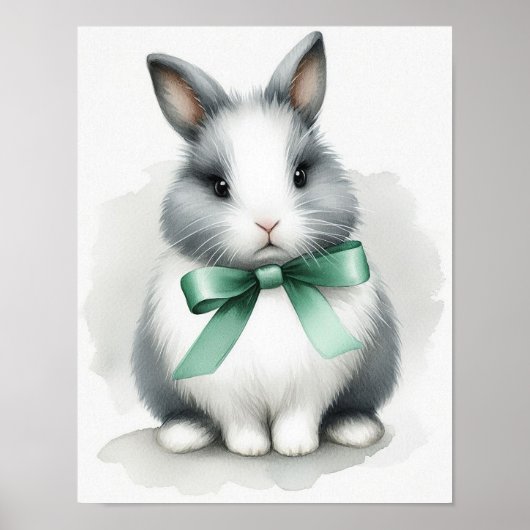 Bunny Kinderzimmer Wall Art Poster (Vorne)