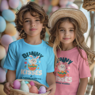 BUNNY KISSES & EASTER WISHER EASTER BABY T-SHIRT