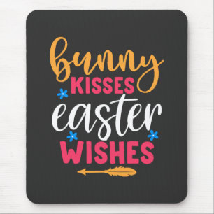 Bunny Kisses Osterwünsche-69739 Mousepad