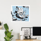 Bunny Kitty und Jersey Joe Poster (Heimbüro)