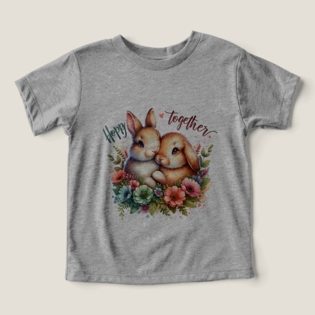 Bunny Kleinkind T - Shirt - Niedlich und komfortab (Design Vorderseite)