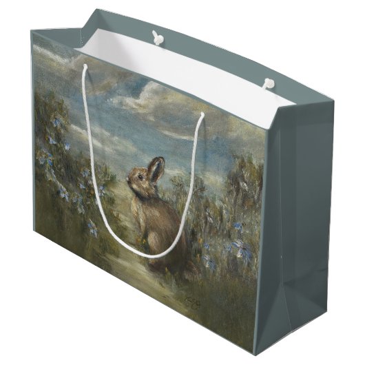 Bunny Lane Große Geschenktüte (Rückseite Schrägansicht)