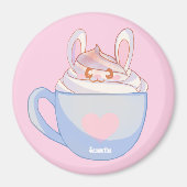Bunny Latte mit Cinnamon Magnet (Vorne)