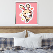 Bunny Leinwanddruck (Insitu (Schlafzimmer))