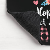 Bunny Leopard Hoppiest Mittagessen Lady Ever Oster Mousepad (Ecke)