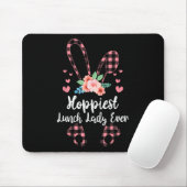 Bunny Leopard Hoppiest Mittagessen Lady Ever Oster Mousepad (Mit Mouse)