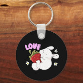 Bunny Liebe Keyring Schlüsselanhänger (Rückseite)