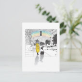 BUNNY LIEBE POSTKARTE (Stehend Vorderseite)