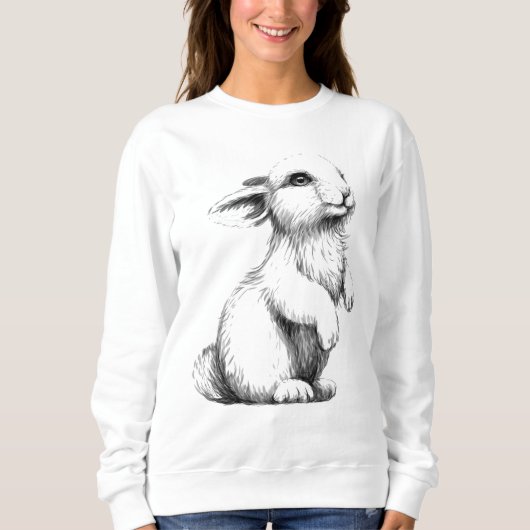 Bunny Liebe Sweatshirt (Vorderseite)