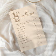 Bunny Light Beige Geschlecht offenbaren den Preis