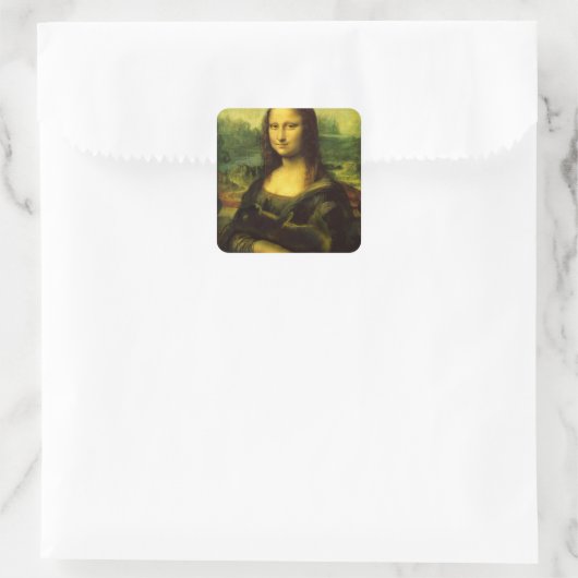 BUNNY LISA QUADRATISCHER AUFKLEBER (Tasche)