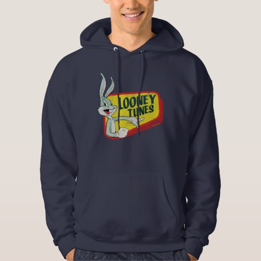 BUNNY™ LOONEY TUNES™ Retro-Patch Hoodie (Vorderseite)