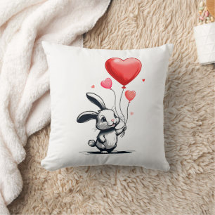 Bunny Love Ballons Kissen