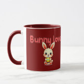 Bunny Love – Cute Easter Bunny Design - caneca Tasse (Links)