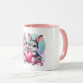 Bunny love tasse (VorderseiteRechts)