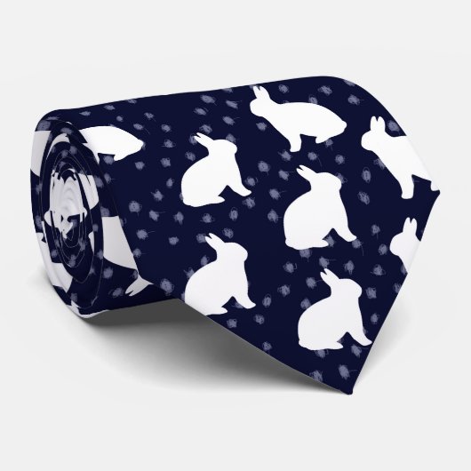 Bunny Lover Krawatte (Gerollt)