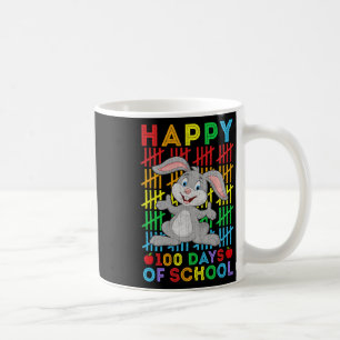 Bunny Lovers Lehrer Schüler glücklich 100 Tage Sch Kaffeetasse