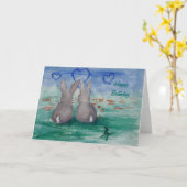 Bunny Lovin acea Birthday Card Karte (Gelbe Blume)