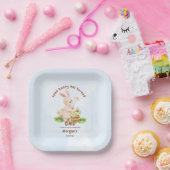 Bunny macht ein Niedliches Baby Kaninchen 1. Gebur Pappteller (Party)