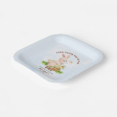 Bunny macht ein Niedliches Baby Kaninchen 1. Gebur Pappteller (Gewinkelt)