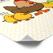 Bunny macht Schokolade lustig gekackt Poster (Ecke)