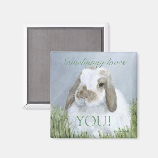 Bunny Magnet (Vorderseite/Rückseite)