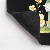 Bunny Mailbox mit Eiern Mousepad (Ecke)