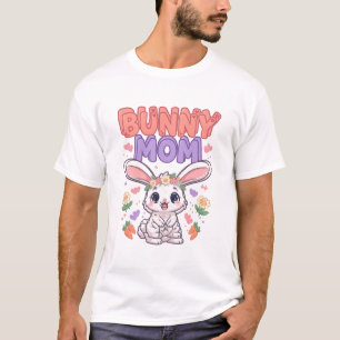 Bunny-Mama-Blumenkrone-T-Shirt T-Shirt