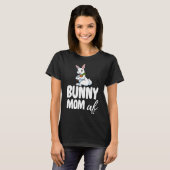Bunny Mama Crazy Bunny Lady T-Shirt (Vorne ganz)