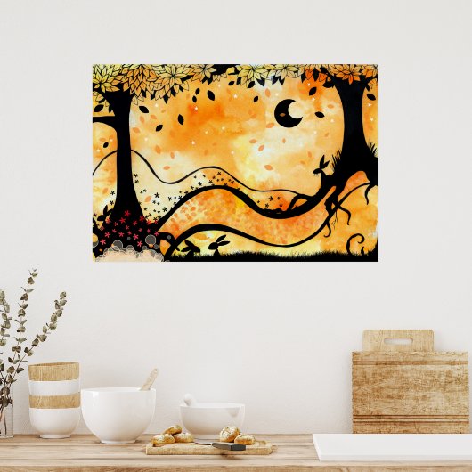 Bunny McGee - Plakatdruck Poster (Küche)